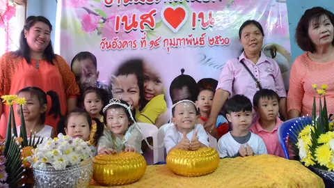 จัดแต่งงานแก้เคล็ด แฝดชาย-หญิง 4 ขวบที่ลำปาง 