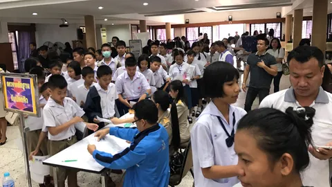 นักเรียนแห่สมัครห้องโครงการพิเศษ อย่างคึกคัก แน่น ร.ร.นครสวรรค์