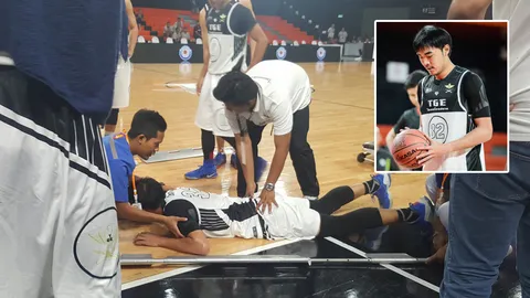 ดราม่าบาสไทย! ชมคลิปจังหวะฟาวล์น่าเกลียดทำ 'น้องอาท' ก้นกบร้าว