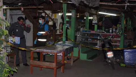 ตามล่านักฆ่าขาเป๋ ซ่อนตัวดักรอสังหารเหยื่อ ซัด 9 มม.ดับลุงร้านชำ    