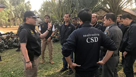 ปิดล้อมจับ กำนันรุกป่า เจอแต่เมีย! กับ5คนงาน