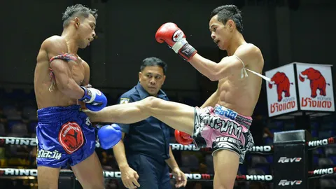 ดุสมชื่อ! 'ชาละวัน' ไล่บี้ชนะน็อกฉมวกเพชรยก 4 คู่เอกลุมพินี