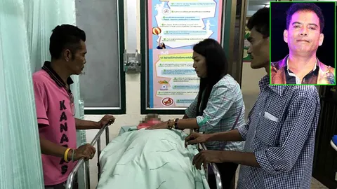 คอเพลงปักษ์ใต้เศร้า! ‘ฉัตรชัย มงคลทอง’ หัวใจวายบนเวทีขณะเชิดหนังตะลุง