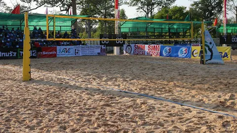 สนามพร้อมแล้ว! ไทยรัฐทีวีถ่ายสดลูกยางชายหาด 2-4 มี.ค.นี้