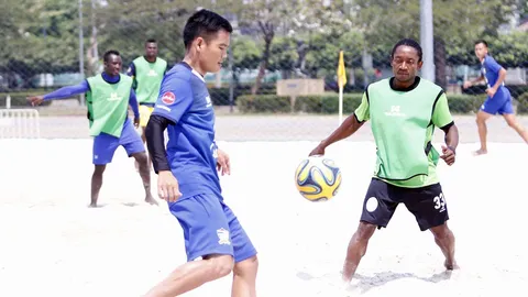 แข้งชายหาดไทยไล่ยำรวมดาราแอฟริกา 5-1 ก่อนลุยศึกชิงแชมป์เอเชีย