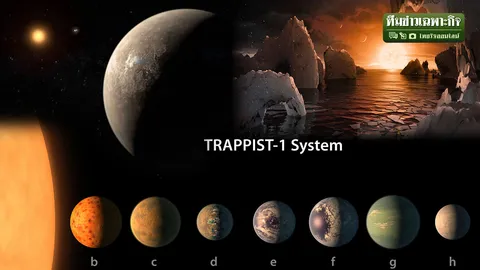 สำรวจจักรวาลใหม่ เทียบโลกกับ 7 ดาว Trappist-1 ความหวังลุ้นเจอเอเลี่ยน 