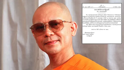 สั่งถอดสมณศักดิ์ ธัมมชโย ประกาศราชกิจจา