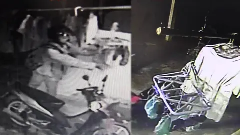 พฤติกรรมแบบนี้ เขาเรียก โรคจิต! โจรย่องลัก กกน.แฟนช่างวงจรปิด (ชมคลิป)