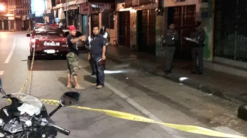 อริมาปะหน้ากันในสถานบันเทิงเมืองตรัง  ชักปืนดวลยิงสนั่น สาหัส 1