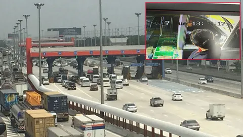 บุรุษในรถดำ ชายต้องสงสัยคดียิงสาวสวย อบต. ขับผ่านด่านไปก่อเหตุ (คลิป) 