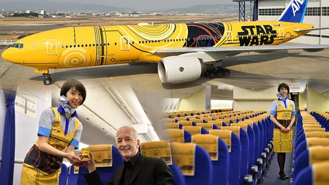 เอเอ็นเอ เปิดตัวเครื่องบิน C-3PO เจ็ต สานต่อวิถีแห่งพลัง ‘สตาร์ วอร์ส’