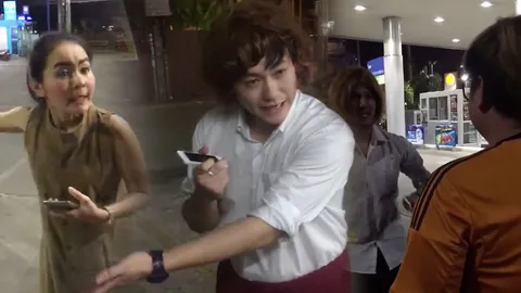 เล่นใหญ่รัชดาลัย! โซเชียลล้อคลิปดัง เปิดฝาถังน้ำมันไม่เป็น (ชมคลิป)