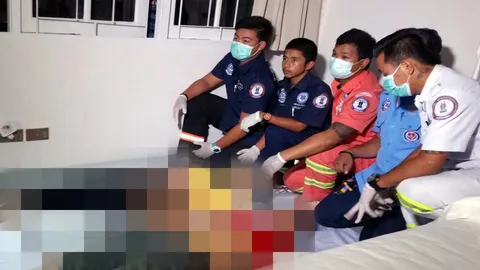 ไฟรั่วดูดแฟนสาว หนุ่มพม่าวิ่งเข้าช่วย แต่พลาดดับคู่คาห้องน้ำ 