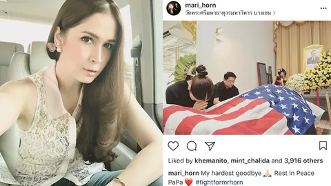 อดีตนางเอก เมย์ มาริษา สุดเศร้า สูญเสียคุณพ่อด้วยอาการปอดติดเชื้อ 