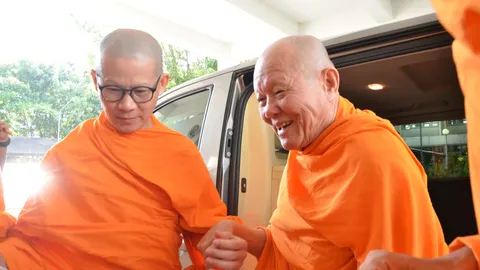 พระทัตตชีโว มาตามนัดรายงานตัวอัยการธัญบุรี ยังไม่มีการสั่งฟ้องศาล