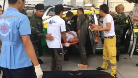 รถติดรามอินทรา สาวท้องแก่คลอดฉุกเฉินบนแท็กซี่ ได้ลูกสาว-ปลอดภัยทั้งคู่