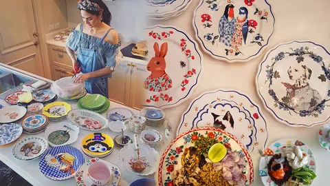 ฟรุ้งฟริ้งที่สุดใน 3 โลก จานชามบ้าน 'ชมพู่' แฟชั่นยันภาชนะ