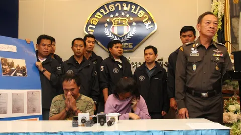 กองปราบ แถลงจับ 2 คดีดัง สั่งระดมกำลังปราบปรามอาชญากรรม 1-10 เม.ย. 