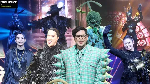 เม้าท์ยาวกับ ทุเรียน-อีกาดำ-มังกร-จิงโจ้ 4 หน้ากากแชมป์ The Mask Singer