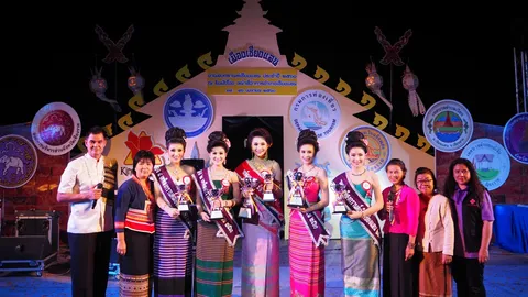 นศ.สวนสุนันทา คว้ารางวัล เทพีสงกรานต์ เมืองเชียงแสน