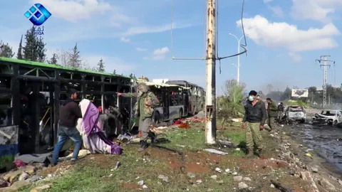 คาร์บอมบ์โจมตีขบวนรถขนผู้อพยพในอเลปโป ดับกว่า 40 เจ็บอื้อ