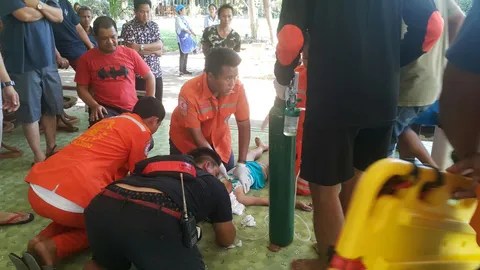 ด.ญ.10 ขวบ เที่ยวระยองกับป้า เล่นน้ำสระโรงแรมจมแน่นิ่ง เสียชีวิตที่รพ.