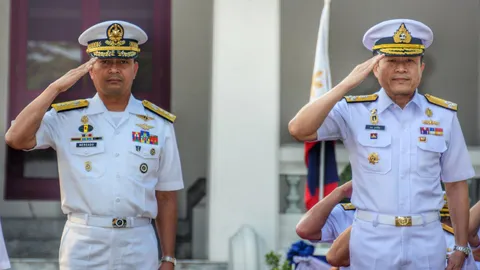 'บิ๊กณะ' เปิดกองทัพเรือรับ ผบ.ทร.ฟิลิปปินส์ เยือนไทยในฐานะแขก ทร.