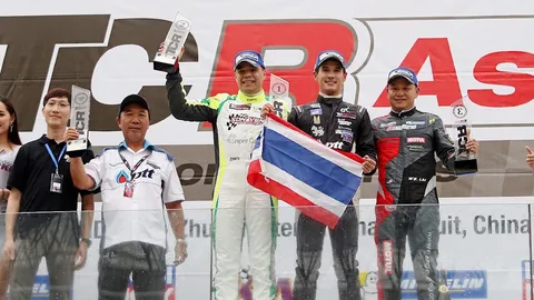 ‘หนุ่มติณห์’ เฉียบ ขึ้นโพเดียมสมใจ ซิ่งทีซีอาร์เอเชีย