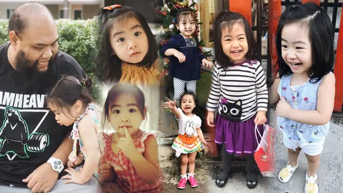  ตาแป๋ว คิ้วดก! น่ารักมาก น้องชูใจ ลูกพ่อกอล์ฟ ฟักกลิ้งฮีโร่