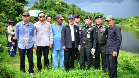 จนท.ชุมพร พบมีการรุกที่แก้มลิงหนองใหญ่ กว่า700ไร่ ส่งเพิกถอน นส.3ก.