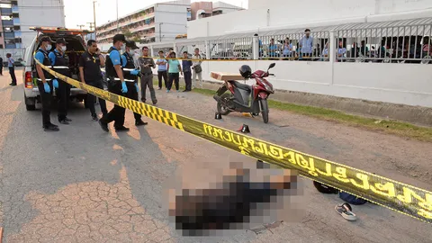 ไล่ล่าสามีที่ไปกับกิ๊ก เมียแค้นตามจนเจอ แทงผัวตาย-สาวเจ็บ