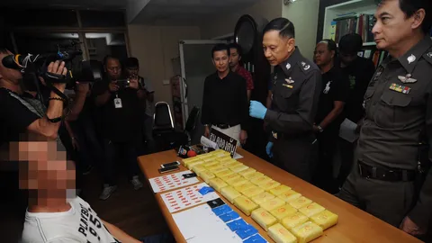 จำใจทำ! รวบพ่อค้ารับจ้างขนยาบ้า 8 หมื่นเม็ด อ้างขัดสนเงินทอง