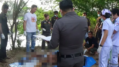 สยอง! สาวโรงงาน คาดโดนฆ่าอำพรางคดี นำศพมาทิ้งบ่อน้ำที่อ่างทอง (คลิป)