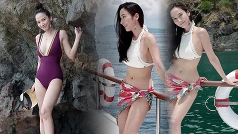 แซ่บทะเลเดือด! อั้ม โชว์วันพีซ-ทูพีซ น่าอิจฉาเอวเล็ก อกตูม! 