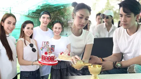 สวยใจบุญ! ‘นาว' ควง ‘นิว’ พร้อมเพื่อนสนิท ทำบุญวันเกิดไถ่ชีวิตโคกระบือ