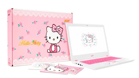มาแล้ว! โน้ตบุ๊กสุดมุ้งมิ้ง ใครเห็นเป็นต้องทัก 'Acer Hello Kitty'
