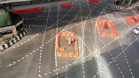 ไม่งงนะ! รฟม.แจงเส้นจราจรแยกบางพลัด ตีชั่วคราวเบี่ยงโครงเหล็กสร้างรถไฟฟ้า