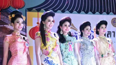 ชวนเที่ยว ตลาดต้องชม 'ศาลเจ้าโรงทอง' ฮือฮาประกวดสาวประเภทสอง สวยเฉียบ!