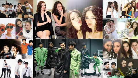 แบบนี้ดีต่อใจ! รวมคู่จิ้นคนดัง ชาย-ชาย หญิง-หญิง สุดฮอตในโซเชียล