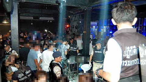 เด้ง5เสือโรงพัก ปล่อยโจ๋เสพยาในผับ