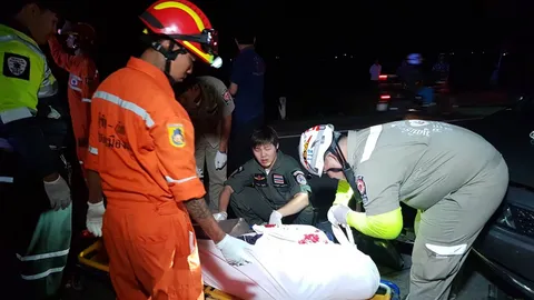 สาวมือใหม่ตกใจชนจยย.เหยียบคันเร่งซ้ำ ลากทั้งคน-รถไปไกลร่างแหลกดับสยอง