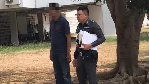 คุม ‘กำนัน’ ดวลปืนหนุ่มยิงสาวแบงก์ ส่งฟ้องศาลกาญจนบุรี ฐานฆ่าคนตาย