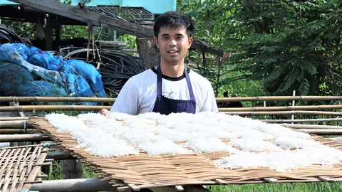 ภูมิปัญญา..ทำนาครบวงจร แปรรูปเป็นหมี่จักราช