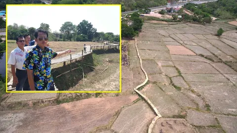 คนแม่ทะร่วมแรง ผุดสะพานบุญ-ขัวแตะ 360 ม. ดึงคนเข้าวัดร่วมสร้างวิหาร  