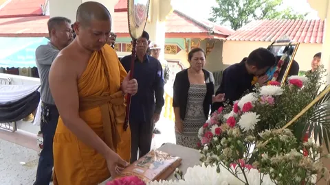 พ่อแม่กลั้นน้ำตาไม่อยู่! เผาแล้ว ‘น้องน้ำหนึ่ง’ ลูกสาวสุดที่รัก (คลิป)