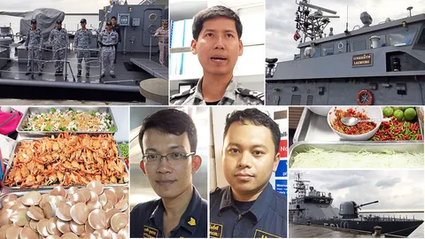 จุมโพ่มือปรุงก้นครัว เรือหลวงแหลมสิงห์