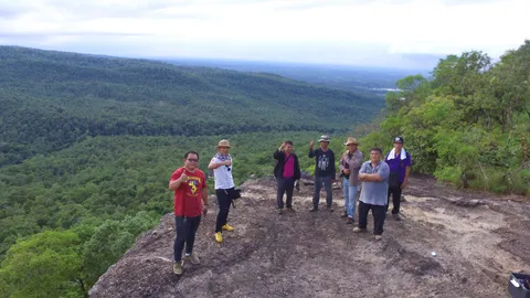 พบจุดชมวิว'ลานหินผาเป้า'บนยอดเขาภูพานน้อย หวังเป็นแหล่งเที่ยวแห่งใหม่