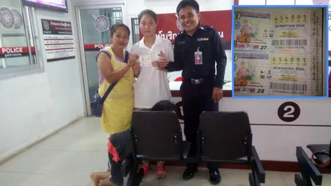 สาวลาวอยู่เมืองไทยได้เป็นเศรษฐินี ซื้องวดละใบ ถูกที่1 หอบ6ล้านกลับบ้าน