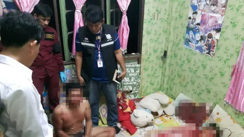 หนุ่มเล่นรัสเซียนรูเล็ต ปืนจ่อหน้าผากแฟนสาว กระสุนเจาะกะโหลกดับสยอง