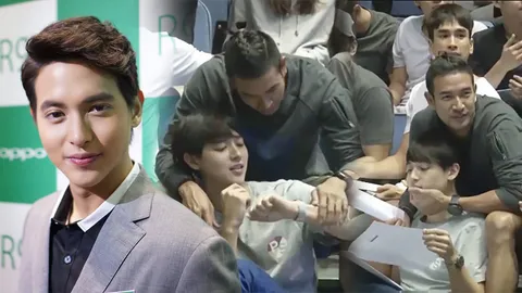 แค่เป็นผู้ชายหน้าหวาน เจมส์จิ ขำภาพมุ้งมิ้ง เกรท น้อมรับคู่จิ้นสายวาย